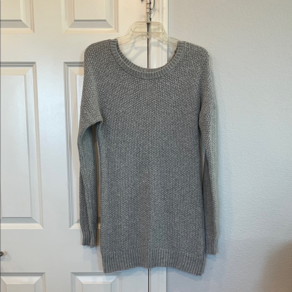 Mossimo Gray Metallic Women's Sweater Dress